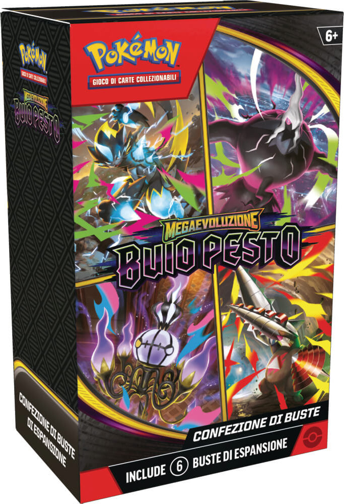 Pokemon Megaevoluzione Buio Pesto (Bundle da 6 Buste)