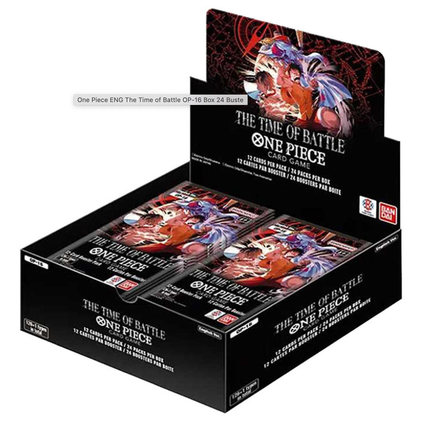 ONE PIECE CARD GAME - "The Time of Battle" - OP-16 ENG