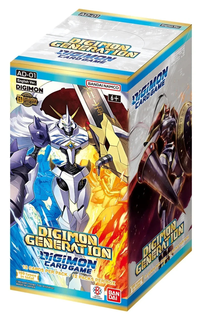 Digimon Card Game - Digimon Generation - AD-01 - ENG Display 12 Bustine