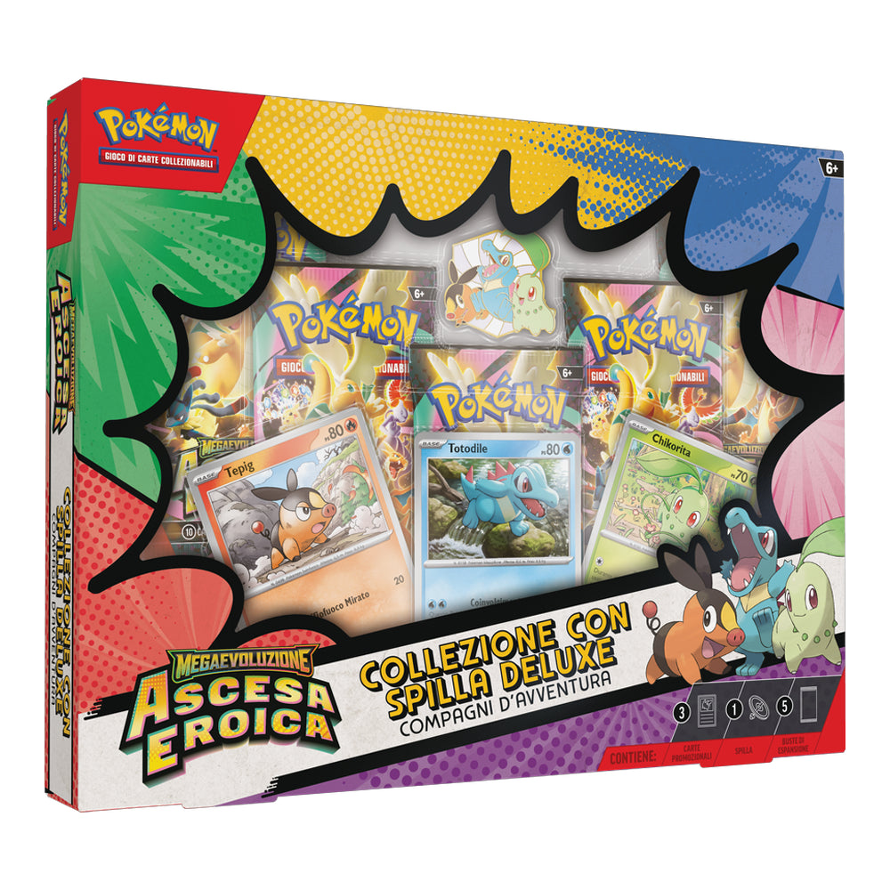 Pokémon Collezione con spilla Deluxe Compagni d'Avventura - Ascesa Eroica